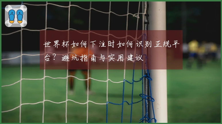 世界杯如何下注时如何识别正规平台？避坑指南与实用建议